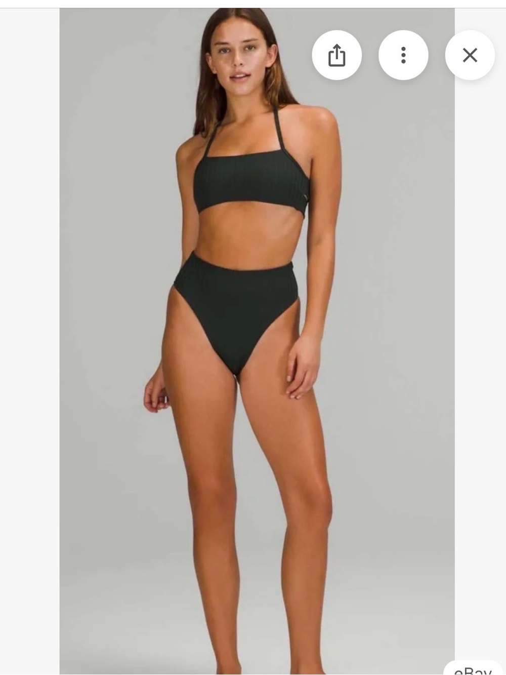 lululemon athletica Black Ribbed Two-Piece Swim Set - Picture 7 of 9